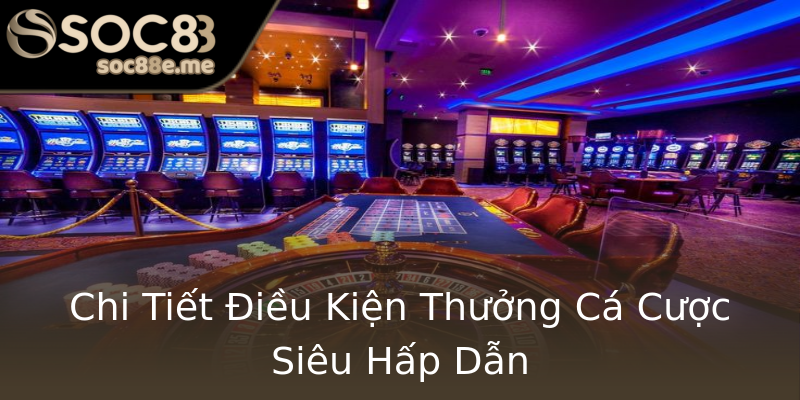 Chi Tiết Điều Kiện Thưởng Cá Cược Siêu Hấp Dẫn Chi Tiết Điều Kiện Thưởng Cá Cược Siêu Hấp Dẫn